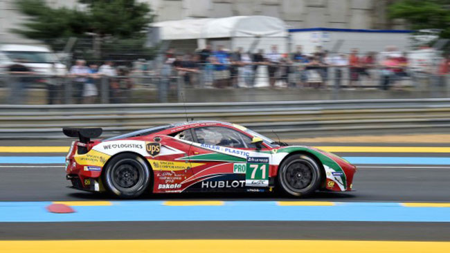 Le Mans sfortunata per i rookie della AF Corse