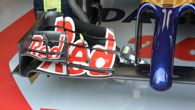 La Toro Rosso promuove l'ala anteriore nuova