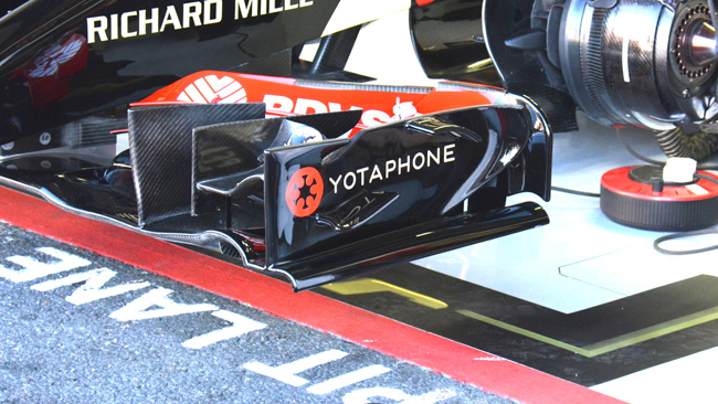 Lotus: modificata la bandella laterale della E22