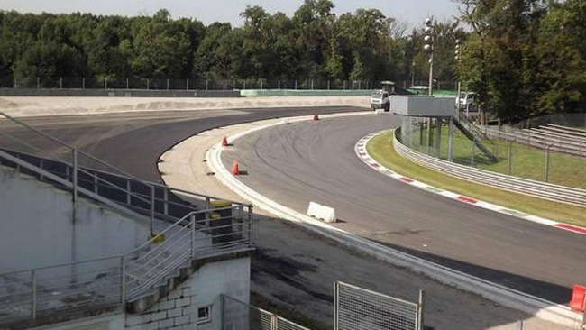 Monza: ecco la via di fuga della Parabolica asfaltata