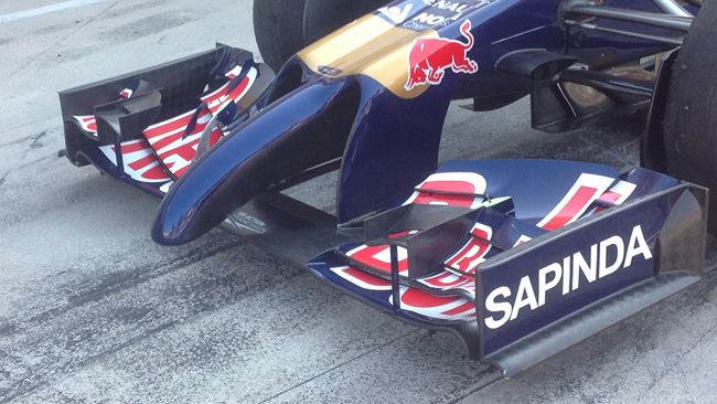 Toro Rosso: fallito il crash test del muso tipo Red Bull