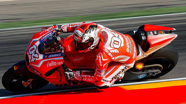 Aragon, Libere 2: ancora Ducati, stavolta con la soft