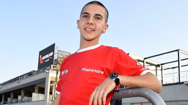 Migno con lo Sky Racing Team VR46 nel 2015