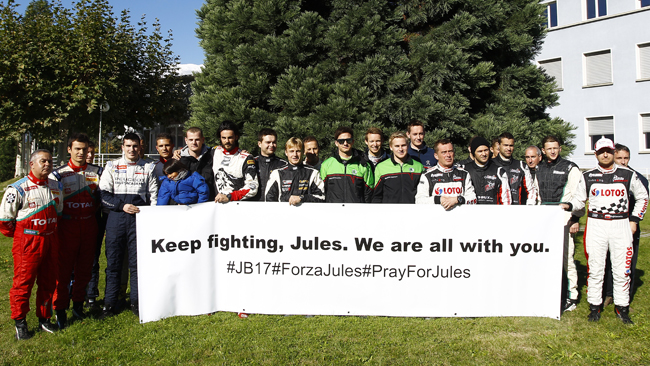 Un pensiero per Jules Bianchi anche dalla Svizzera