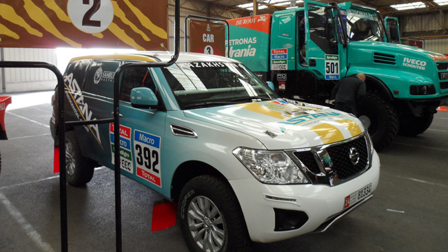 La Tecnosport alla Dakar con la Nissan Patrol Y62