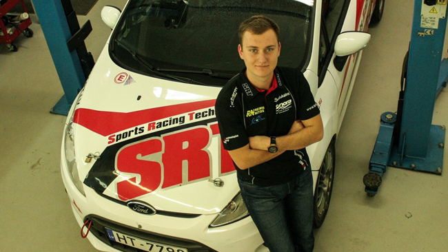Reinis Nitišs al Rally di Liepāja con una Fiesta R2