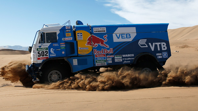 Dakar, Camion, Tappa 5: Nikolaev sale in vetta