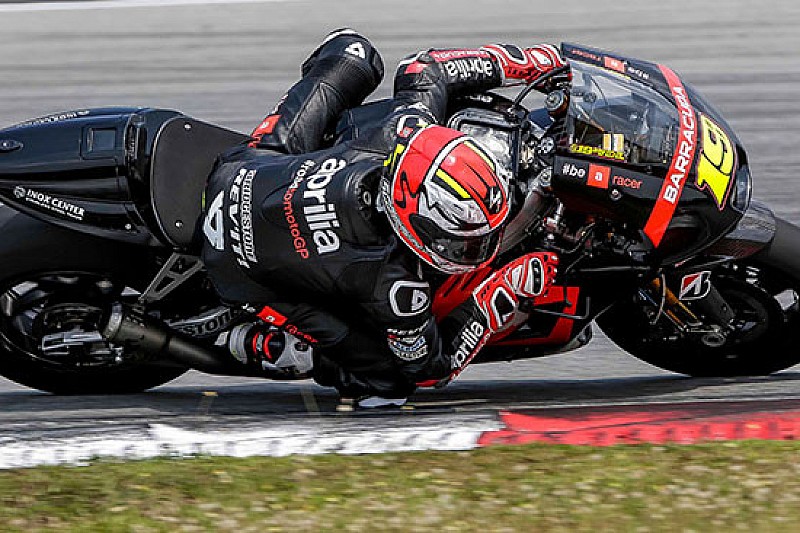 Progressi dell'Aprilia nei test di Sepang