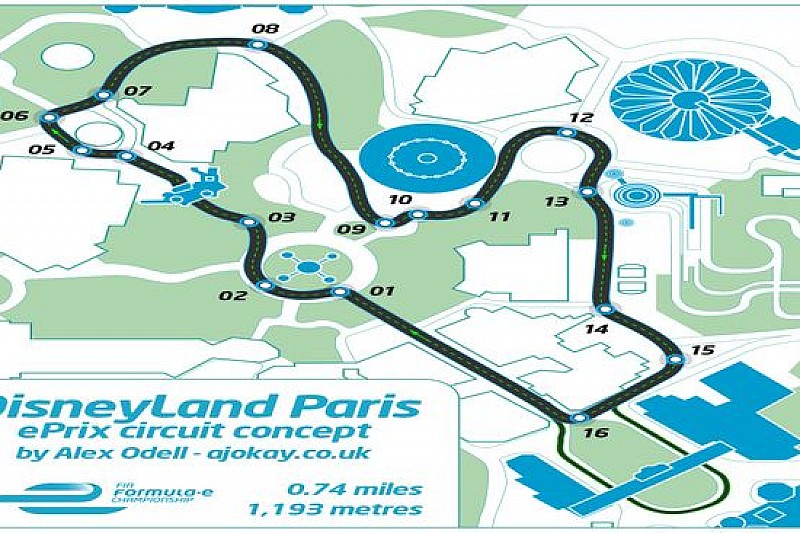 Idea choc: le monoposto “all electric” a Disneyland?