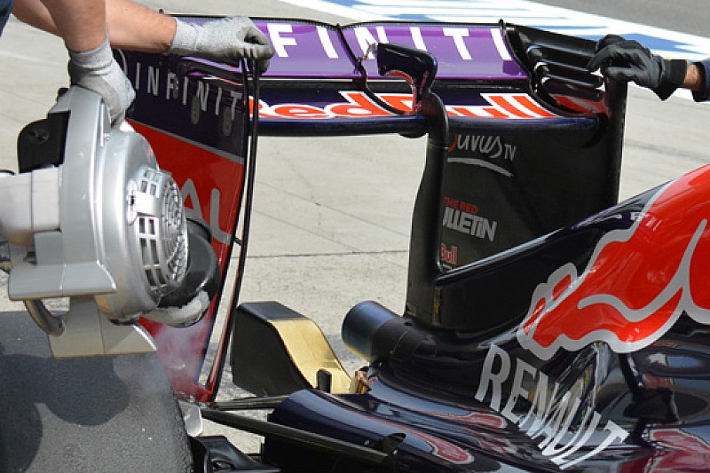 Red Bull: nel posteriore provata l'ala più scarica