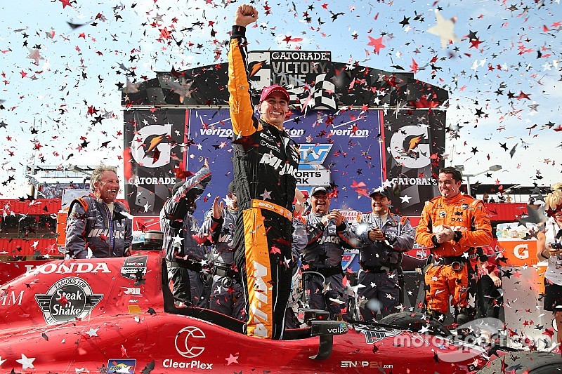 Graham Rahal logra el triunfo con el equipo de su padre
