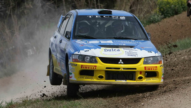 Campedelli al via del Rally di San Crispino