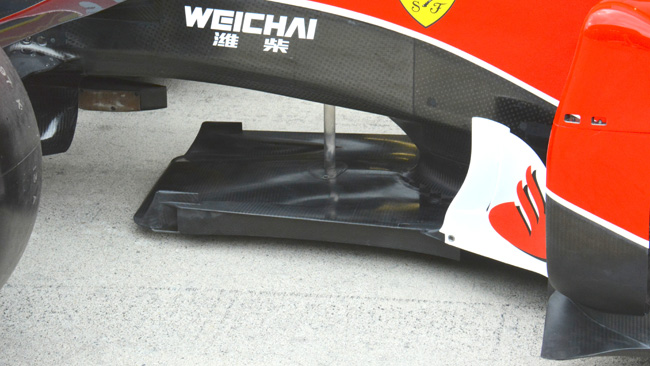 Ferrari: nel T-tray ci sono due nuove paratie verticali
