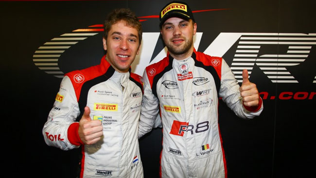 Vanthoor mette l'Audi in pole sulla pista di casa