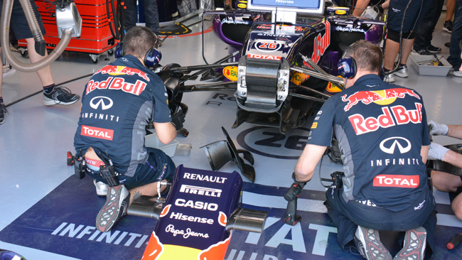 Red Bull: sono stati cambiati i cestelli sulla RB11