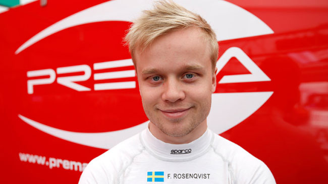 Rosenqvist regala al team Prema la pole a Monza