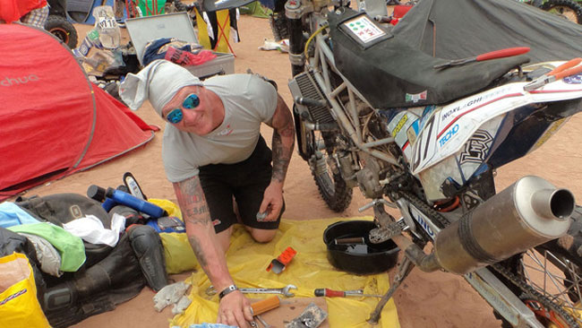 Dakar 2015: Diocleziano Toia e la caccia al... pignone!