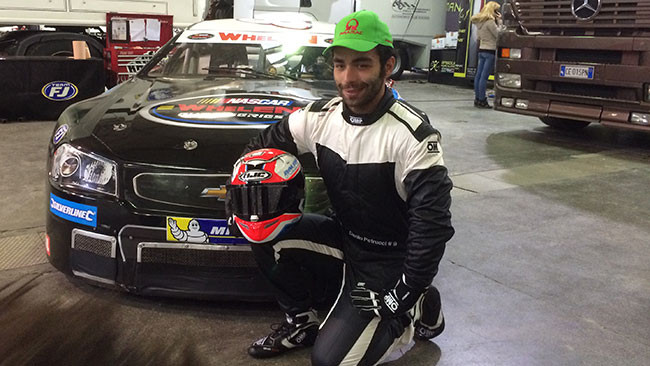 Petrucci sulla NASCAR: ecco il video del debutto