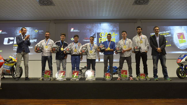 EICMA: premiati i Campioni della Velocità 2014