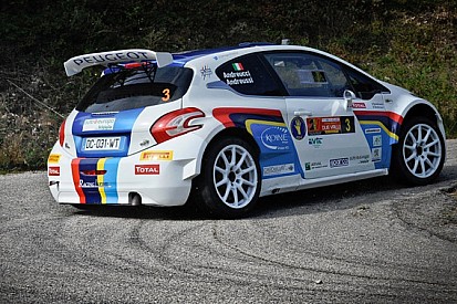 Andreucci e la 208 T16 al Rally di Roma Capitale
