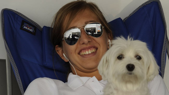 Francesca Linossi torna sulla Ferrari a Vallelunga
