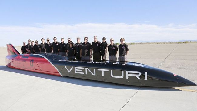 La Venturi punta al record di 600 km/h con l'elettrico!
