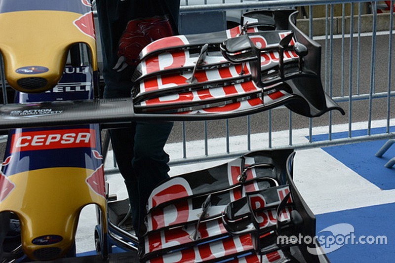 Toro Rosso: tagliato l'ultimo flap dell'ala anteriore