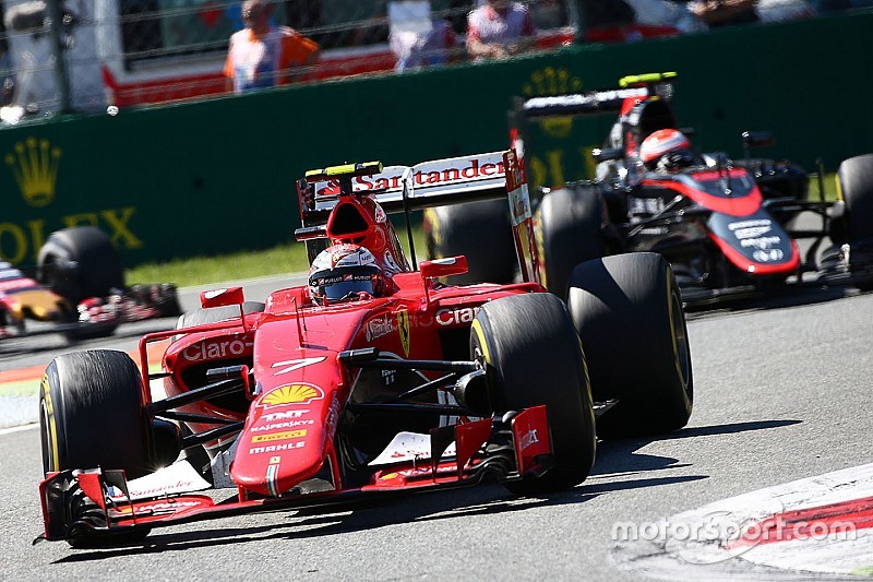 Raikkonen acepta su culpa por la mala largada de Monza