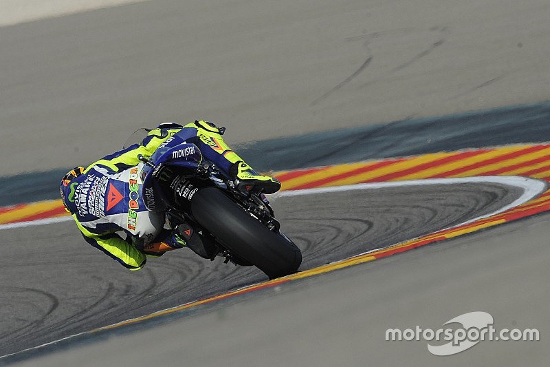 Essais Michelin - Chute de Rossi, la Honda 2016 en piste