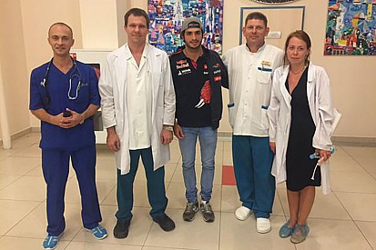 Carlos Sainz deja el hospital tras el duro choque en Sochi