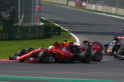 Ferrari lambe feridas após corrida acidentada