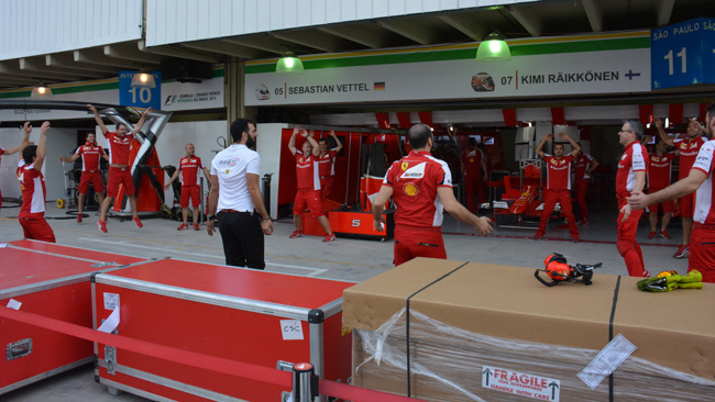Ferrari: i meccanici curano la preparazione atletica