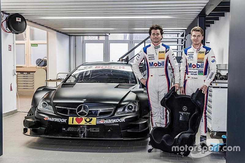 GT Masters-kampioenen testen DTM-auto Mercedes