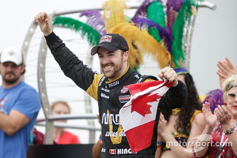James Hinchcliffe arbeitet an Calgary-Rennen