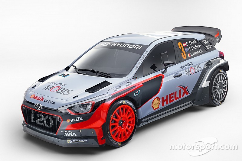 Der neue i20: Hyundai präsentiert WRC-Auto für 2016