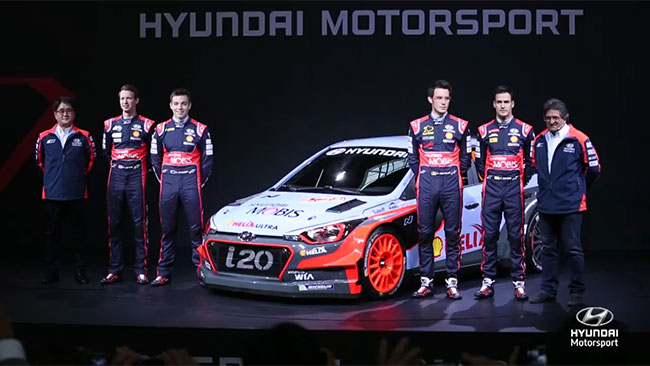 Neuville, Paddon e Sordo puntano forte sulla i20 2016