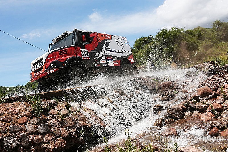 Dakar, Camion, Tappa 3: Kolomy prima della frana