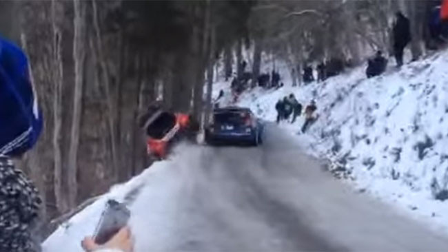 Monte-Carlo: Evans colpisce la Fiesta di Kubica!