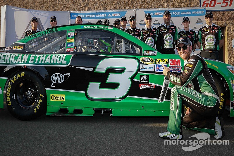Austin Dillon in Fontana auf der Pole-Position
