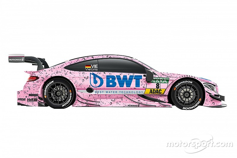 Zweimal Rosa bei Mercedes: Lucas Auer und Christian Vietoris mit identischem DTM-Design