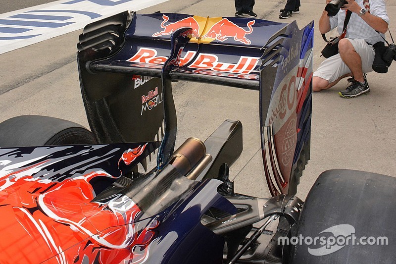 Formel-1-Technik: Toro Rosso mit modifiziertem Heckflügel