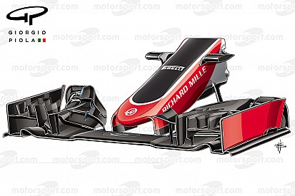 Análisis técnico China: Haas revela su primera actualización en F1