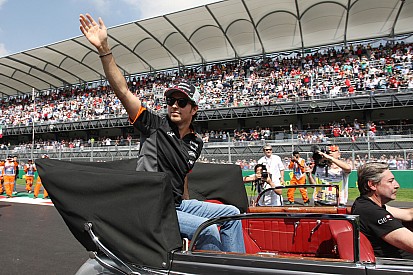 Le coup d’œil de Pérez dans le rétro avant son 100e GP