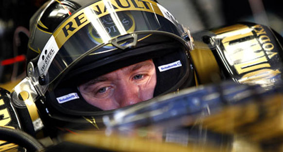 Heidfeld, yarış boyunca hasarlı araçla gitmiş