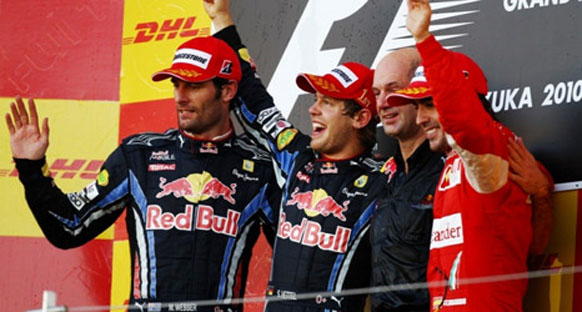 Red Bull Vettel-Webber’le üçüncü dublesini yaptı