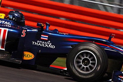 Silverstone'da Vettel - Red - Pole pozisyonunda