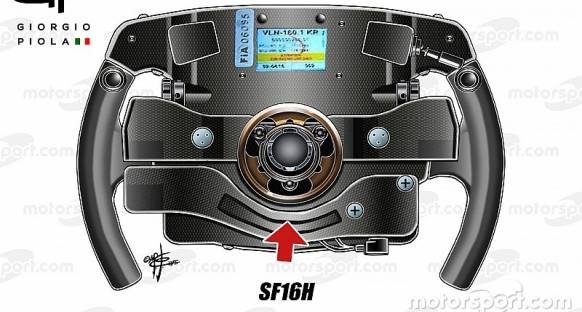 Teknik Analiz: Ferrari'nin direksiyonunda yatan 'roket' start pedalı