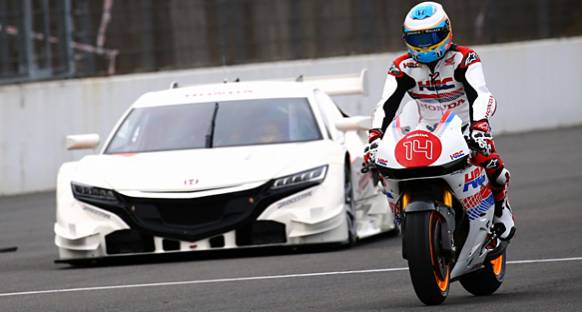 Alonso Honda'nın MotoGP motorunu test etti