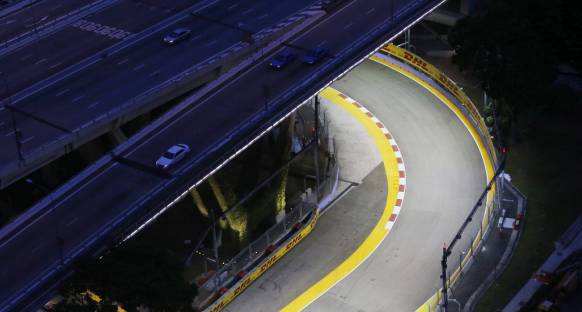 Singapur GP'de pist düzeni yenilendi
