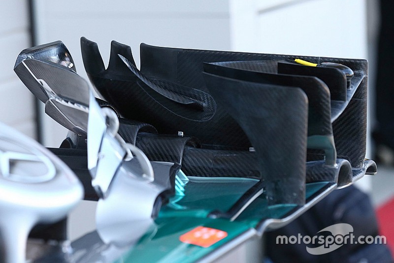 Formel-1-Technik: Der neue Frontflügel von Mercedes optimiert den Luftfluss